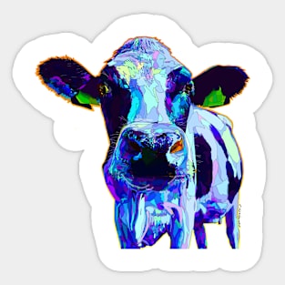 Cow portrait Sticker